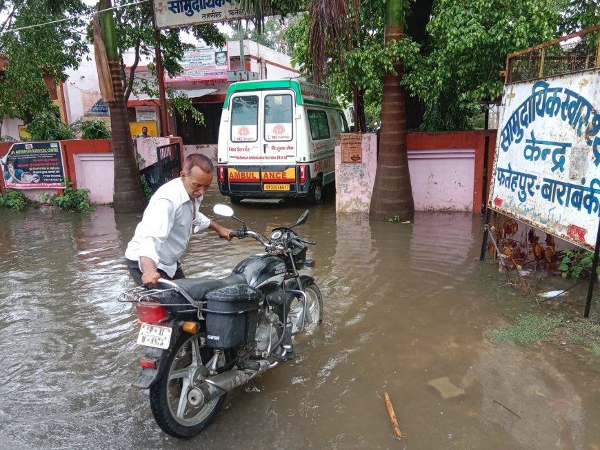 जिम्मेदार अधिकारियों की सुस्त कार्यशैली से आमजनता के चलने वाले कई रास्ते हुए जलमग्न*