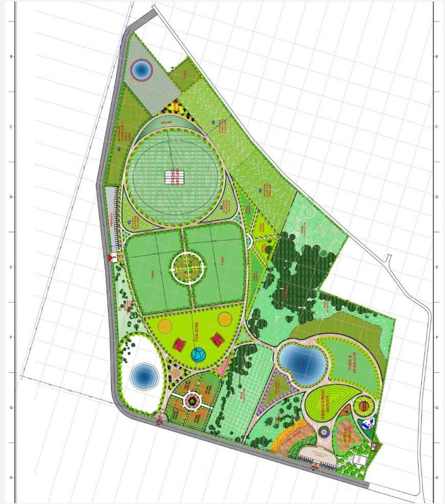 जनपद में 30 एकड़ में बायो-डाइवर्सिटी पार्क का निर्माण कार्य प्रारम्भ