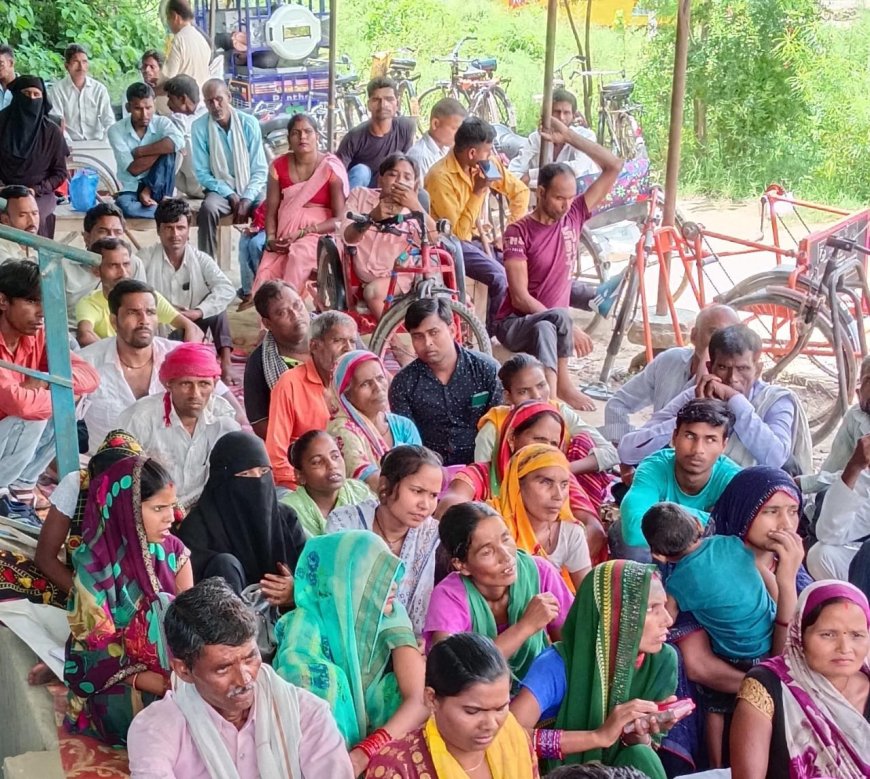 दिव्यांगों ने धरना प्रदर्शन करने की दी चेतावनी