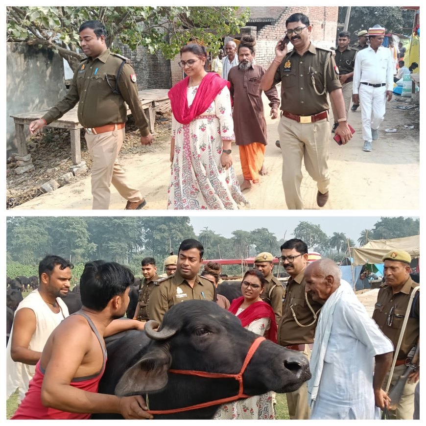 एस डी एम प्रीति सिंह पुलिस उपाधीक्षक रामनगर सौरभ श्रीवास्तव प्रभारी निरीक्षक कोतवाली बदोसरांय सन्तोष कुमार ने कोटवा धाम मेला का निरीक्षण किया