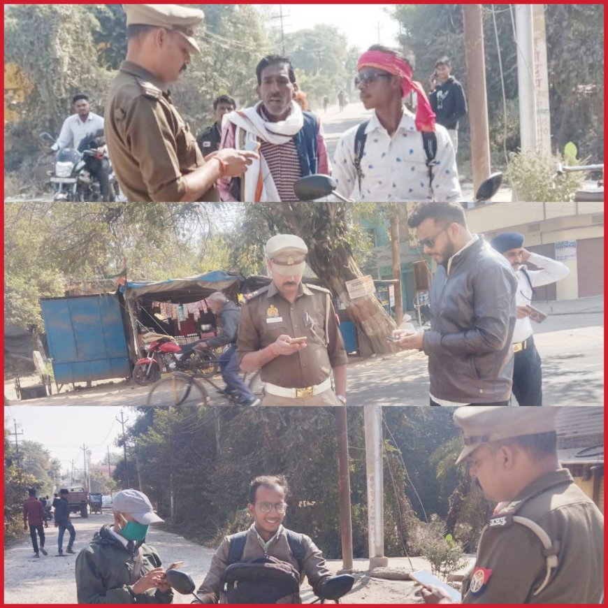 पुलिस ने शहर के प्रमुख चौराहों पर चलाया जागरूकता अभियान