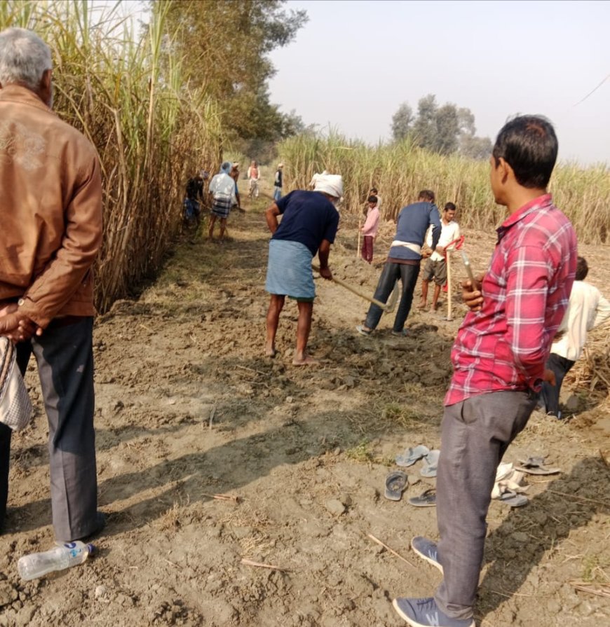 मनरेगा में मिली छूट पर प्रधान और सचिव मजदूरों की लगा रहें है फर्जी हाजिरी