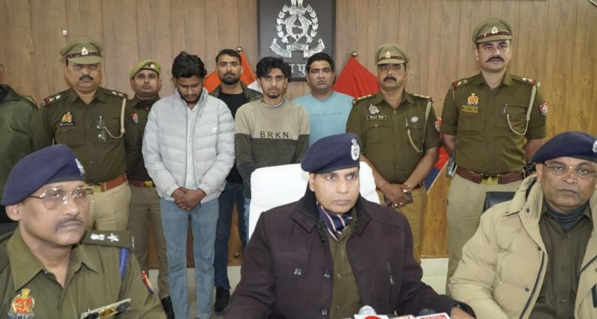 इटावा पुलिस ने दो गांजा तस्कर किये गिरफ्तार 