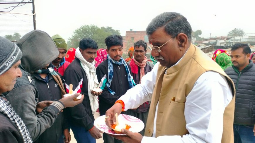 राज्यमंत्री ने स्वच्छता मित्रों को किया सम्मानित।