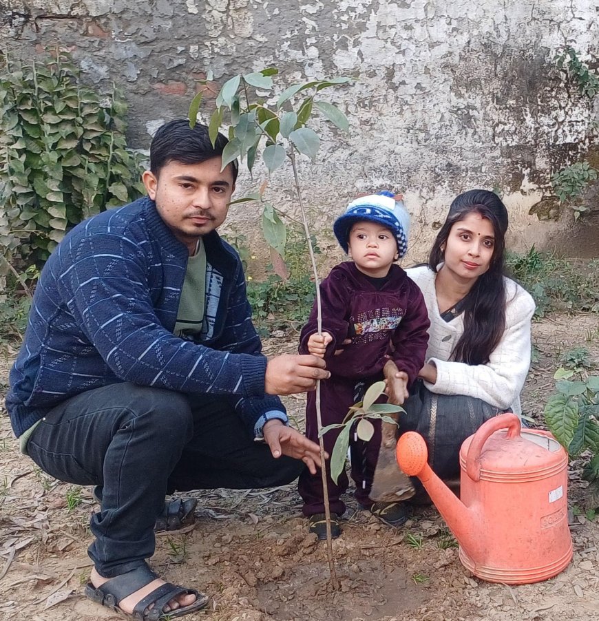 शालिनि जैन ने जन्मदिन पर रोपे पौधे,दिया पर्यावरण संरक्षण का संदेश