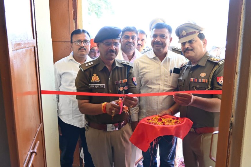 पुलिस अधीक्षक चित्रकूट द्वारा नव सृजित पुलिस चौकी कल्याणपुर(हल्दी डाण्डी) व चौकी सरैया में प्रभारी आवास का किया गया उद्घाटन