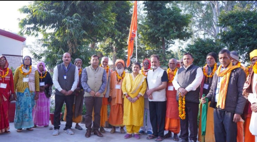 समाज कल्याण विभाग द्वारा संचालित वृद्ध जन आश्रम में रह रहे लगभग एक सैकड़ा वृद्ध बाबा-दादी को कुम्भ प्रयागराज में स्नान कराया गया l