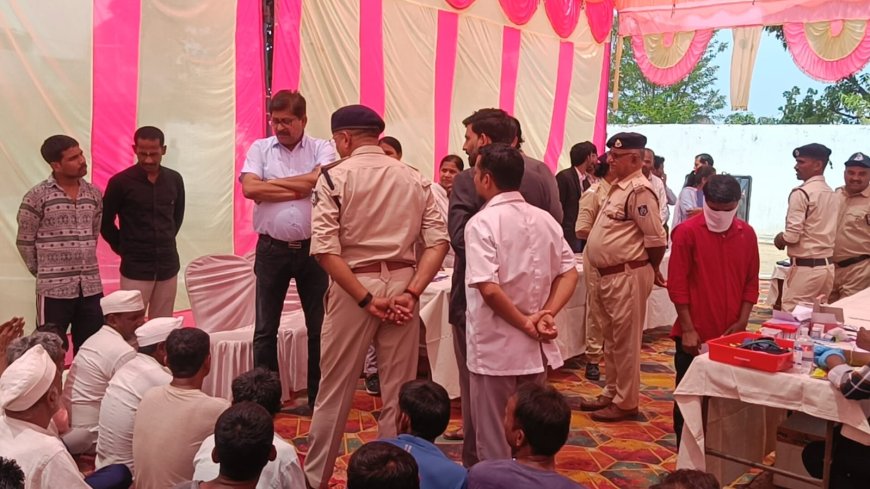 जिला जेल में आयोजित हुआ विशेष स्वास्थ्य परीक्षण सह विधिक साक्षरता शिविर का आयोजन