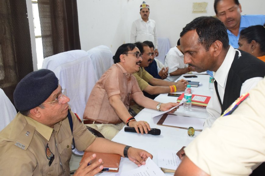 शासन के मंशानुरूप जनपद के सभी तहसीलो में आयोजित किया गया सम्पूर्ण समाधान दिवस