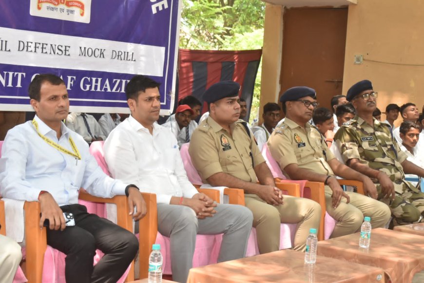 पुलिस प्रशासन द्वारा अफीम फैक्ट्रीपरिसरमें CISF के सहयोग से  जनमानस को जागरूक हेतु किया मॉक ड्रिल