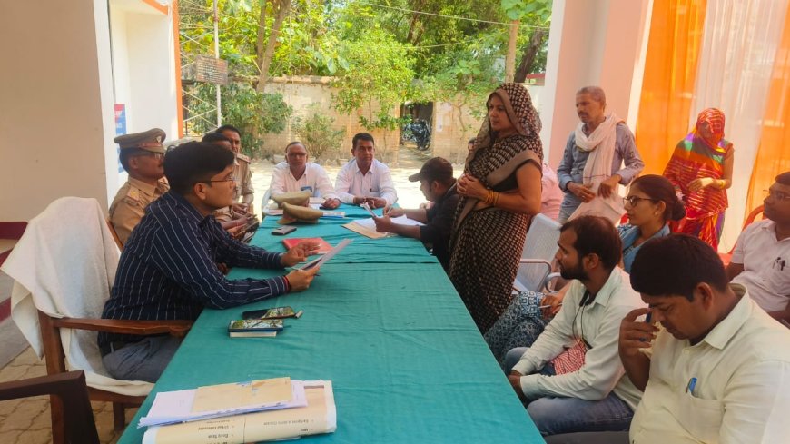 थाना समाधान दिवस के अवसर पर जनपद के समस्त थानों पर आने वाले आमजन की सुनी गयी समस्याएं