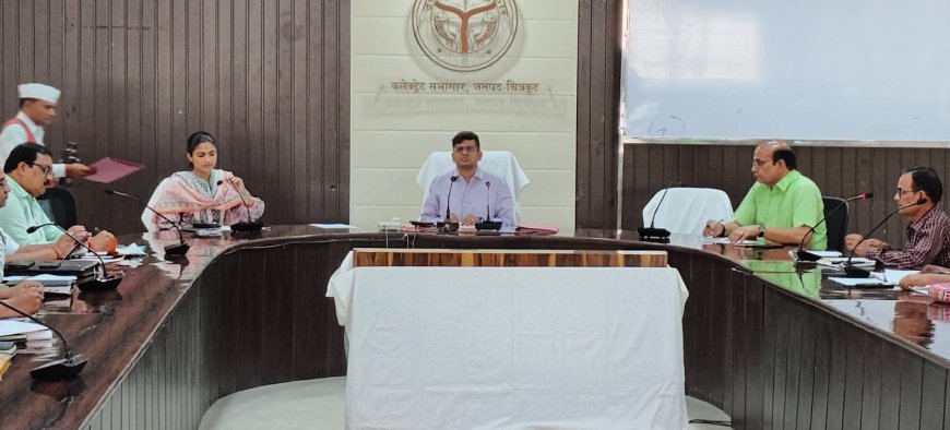 जिलाधिकार की अध्यक्षता में सीएम डैशबोर्ड के माध्यम से विकास प्राथमिकता कार्यक्रमों की समीक्षा बैठक कलेक्ट्रेट सभागार में सम्पन्न हुई।