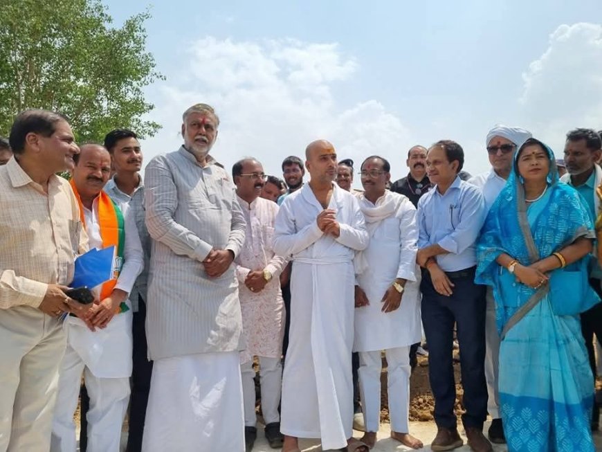 कंचन नदी पुनर्जीवन परियोजना का कैबिनेट मंत्री श्री प्रहलाद पटेल और उनके साथ महायोगी समर्थ दादा गुरु ने किया अवलोकन छोटी नदियों के संरक्षण से बड़ी नदियों में जल भंडारण हो सकेगा सुनिश्चित
