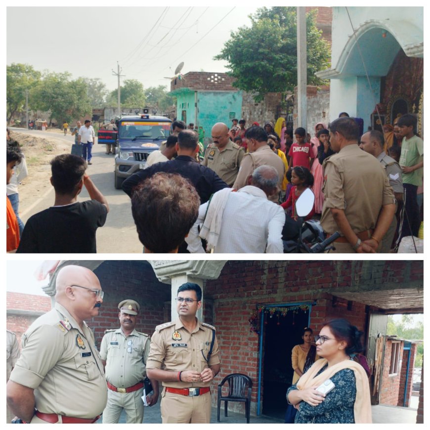 सफदरगंज पुलिस ने धर्म परिवर्तन कराने के अंदेशे में एक दर्जन से अधिक लोगों को हिरासत में लिया
