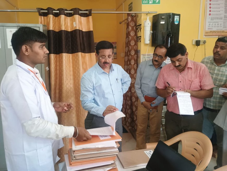 जनपद नोडल अधिकारी उत्तर प्रदेश शासन  धीरेन्द्र सिंह सचान ने भौंरी व अरवारा एवं सामुदायिक स्वास्थ्य केंद्र रैपुरा तथा 200 सैया अस्पताल खोह का औचक निरीक्षण किया गया।