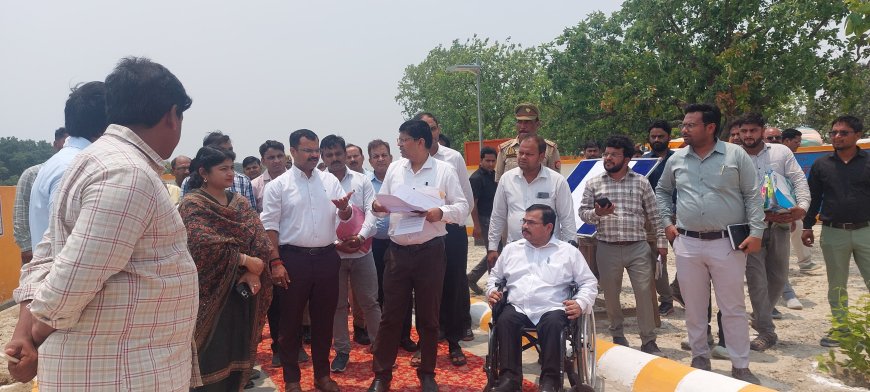 नोडल अधिकारी बी चंद्रकला ने रामपुर गहिर खेत में हर घर नल, जल जीवन मिशन का किया स्थलीय निरीक्षण