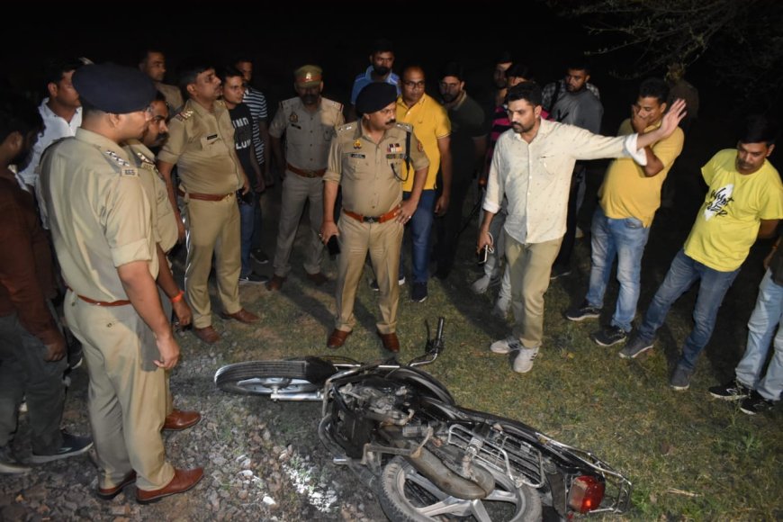 नवीन ज्वेलर्स लूट कांड का खुलासा बदमाशों और पुलिस के बीच हुई मुठभेड़ पुलिस की गोली लगने से तीन बदमाश घायल