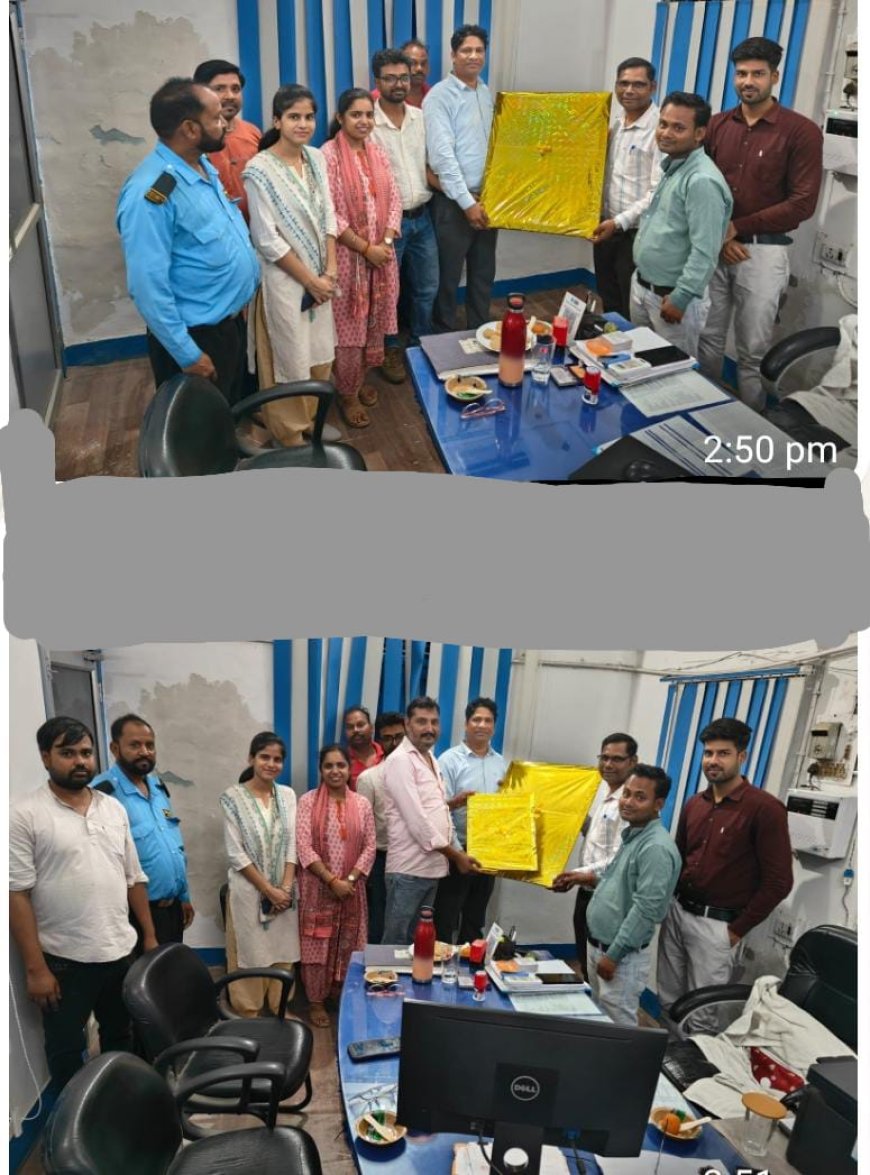 S B I शाखा प्रबंधक का हुआ स्थानांतरण।