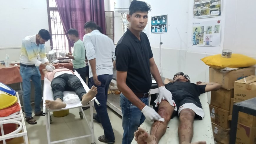 दो अलग-अलग घटनाओं में तीन युवक गंभीर रूप से हुये घायल संयुक्त चिकित्सालय सिरौलीगौसपुर में चल रहा है उपचार