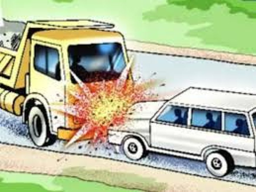 तेलदह टोल प्लाजा के पास हाईवा डंफर वाहन ने ऑटो रिक्शा को ठोका आधा दर्जन से हुये घायल तीन की हालत गंभीर उपचार हेतु जिला अस्पताल मे भर्ती