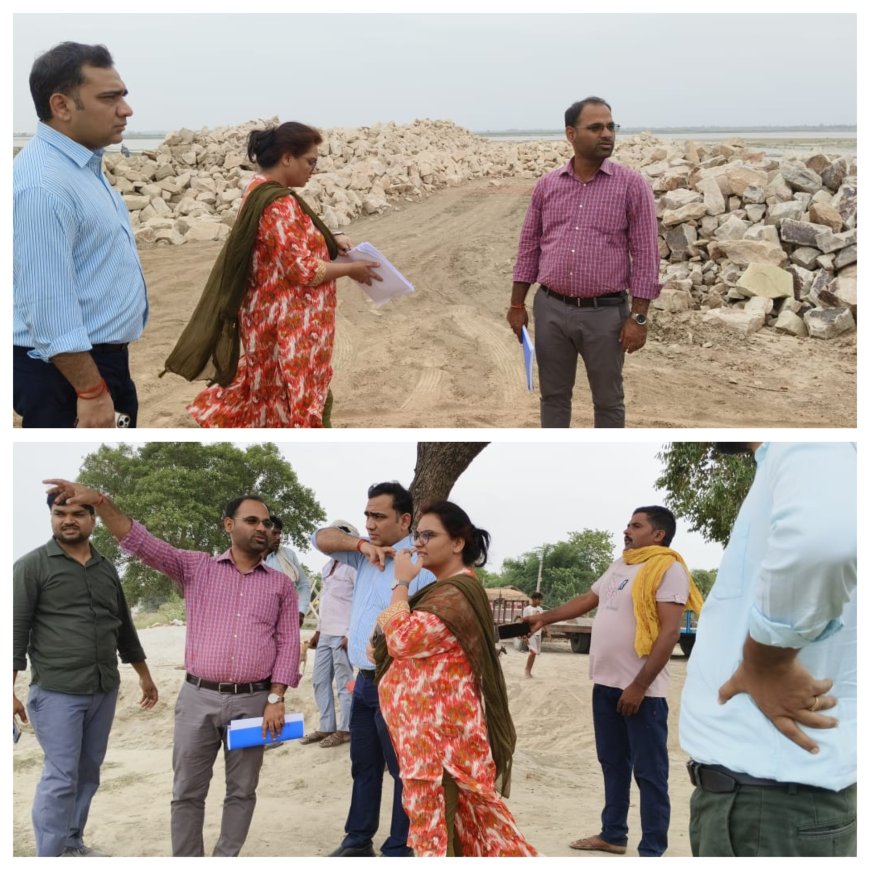 एस डी एम सिरौलीगौसपुर प्रीति सिंह तहसीलदार शरद सिंह ने राजस्व टीम के साथ लोढमऊ कोठरी गौरिया बाढ से प्रभावित होने वाले क्षेत्र का तथा बाढ खंण्ड द्वारा करवाये जा रहे अनुरक्षण कार्यों का निरीक्षण कर समय से कार्य पूरा करने के निर्देश दिए