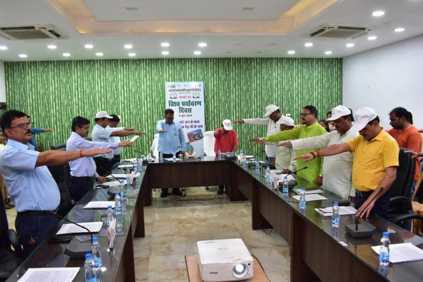 एनसीएल निगाही परियोजना में उत्साहपूर्वक मनाया गया विश्व पर्यावरण दिवस