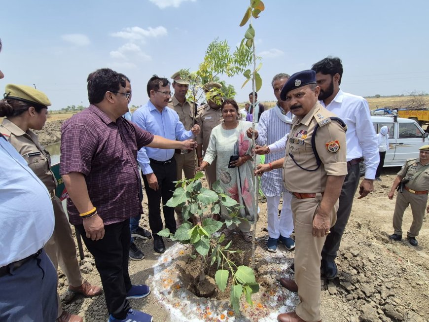 विश्व पर्यावरण दिवस पर जनपद में “एक पेड़ माँ के नाम” अभियान, नून नदी के तट पर लगा हरियाली का संकल्प