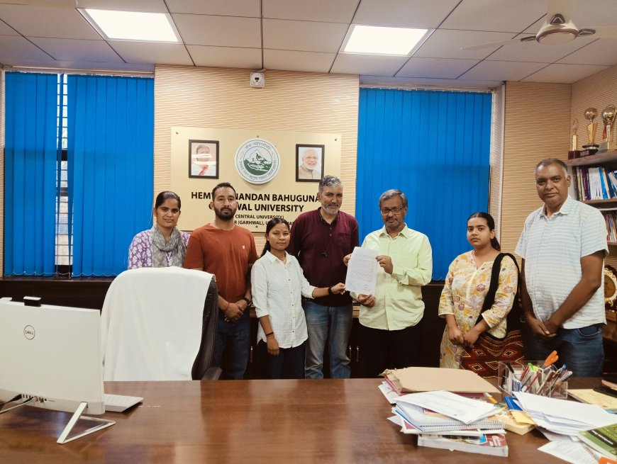 हेमवती नंदन बहुगुणा केंद्रीय विश्वविद्यालय में महिला कर्मचारियों के साथ दुर्व्यवहार का मामला गरमाया, जनसंगठनों ने की कुलपति से निष्पक्ष जांच की मांग।