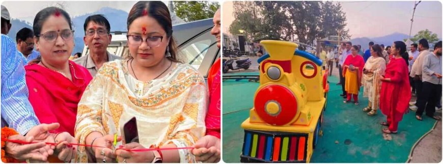 गंगा दर्शन पार्क बना आकर्षण का केंद्र, मेयर आरती भंडारी ने दिए विकास के संकेत।