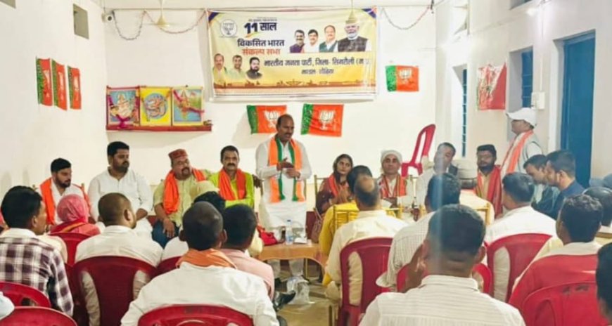 विभिन्न मंडलों मे सम्मिलित हुईं 11 साल बेमिसाल विकसित भारत संकल्प सभा।