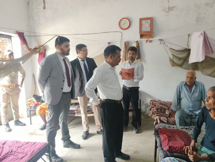 शहर के वृद्धा आश्रम व आश्रय-गृह का निरीक्षण किया न्यायिक अधिकारियों ने