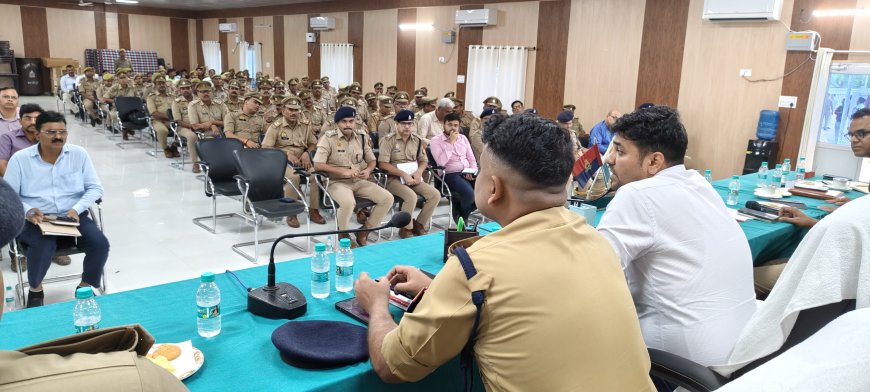 मुख्यमंत्री के आगमन को लेकर अधिकारियो की बैठक संपन्न
