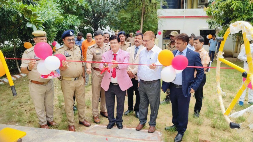 जिला कारागार परिसर में जिम का मा0 जनपद न्यायाधीश ने फीता काटकर किये शुभारंभ