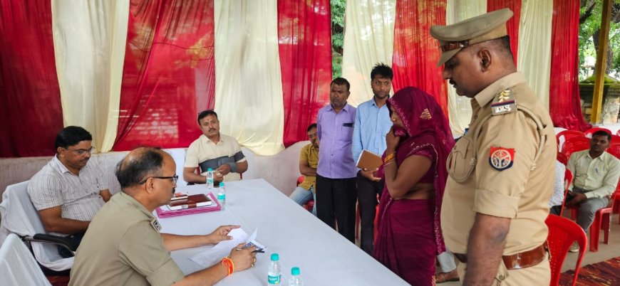 पुलिस अधीक्षक चित्रकूट की अध्यक्षता में थाना मानिकपुर में थाना दिवस का आयोजन किया गया