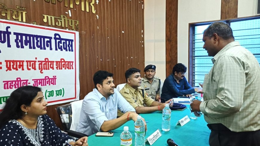 सम्पूर्ण समाधान दिवस में कुल 438 शिकायत/प्रार्थना प्राप्त 45 शिकायत/प्रार्थना पत्रो का निस्तारण