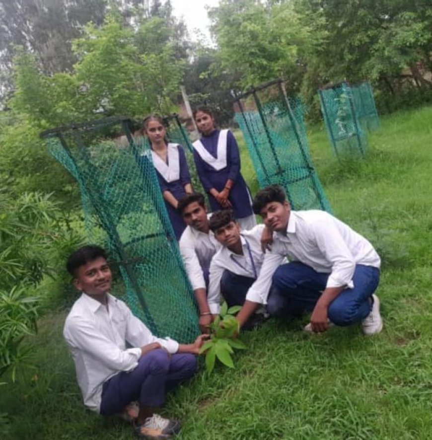 कल्याण भारती इंटर कॉलेज में मनाया गया वन महोत्सव कार्यक्रम