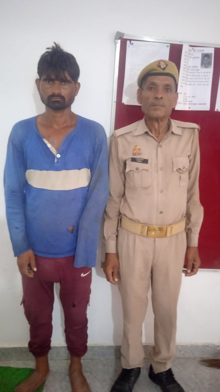 थाना पहाड़ी पुलिस द्वारा 01 वारण्टी अभियुक्त को किया गया गिरफ्तार