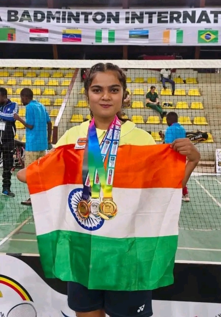 दिब्यांग स्वाति सिंह ने अंतरराष्ट्रीय बैडमिंटन टूर्नामेंट में लहराया तिरंगा
