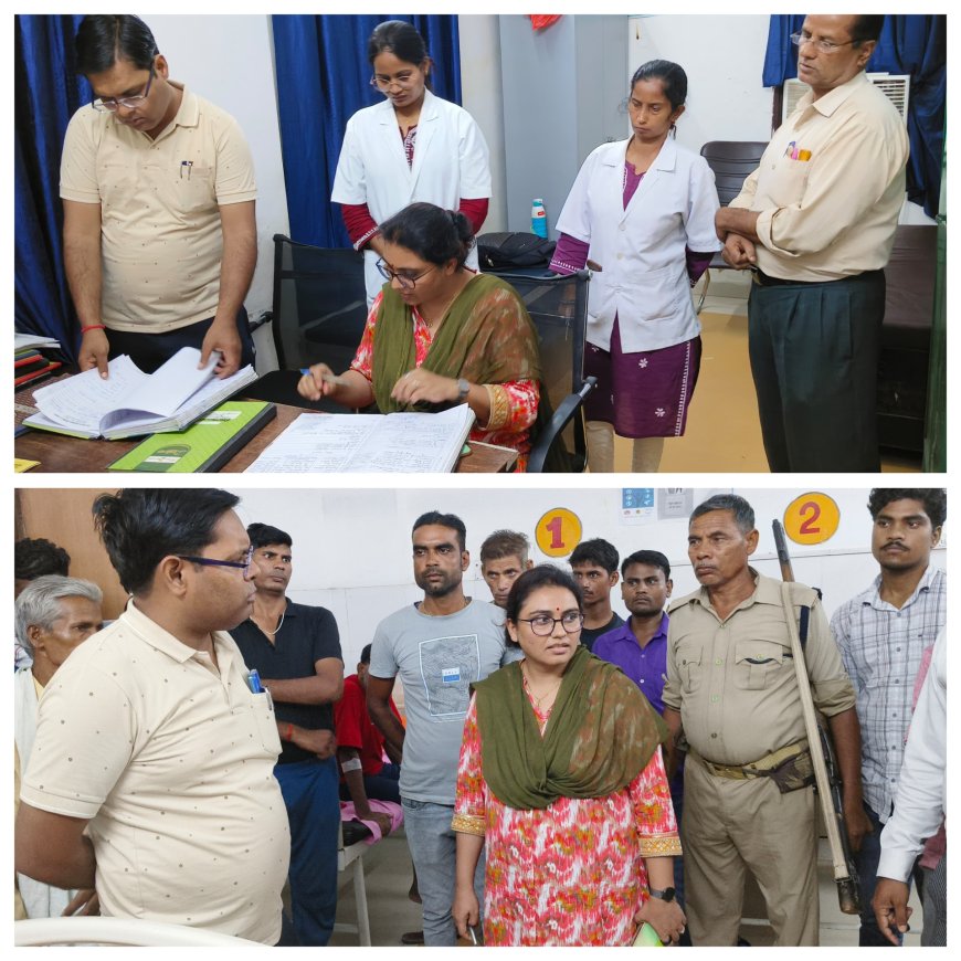 उपजिलाधिकारी सिरौलीगौसपुर प्रीति सिंह ने 100 बेड वाले संयुक्त चिकित्सालय सिरौलीगौसपुर का औचक निरीक्षण किया दिया आवाश्यक दिशा निर्देश