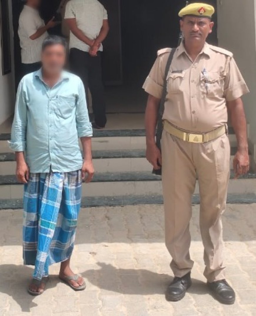 गैंगेस्टर एक्ट में वांछित अभियुक्त गिरफ्तार