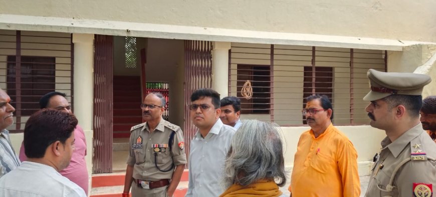 श्रीमद् गोस्वामी तुलसीदास जी की जयंती समारोह की व्यवस्थाओं का जायजा जिलाधिकारी व पुलिस अधीक्षक ने लिया।