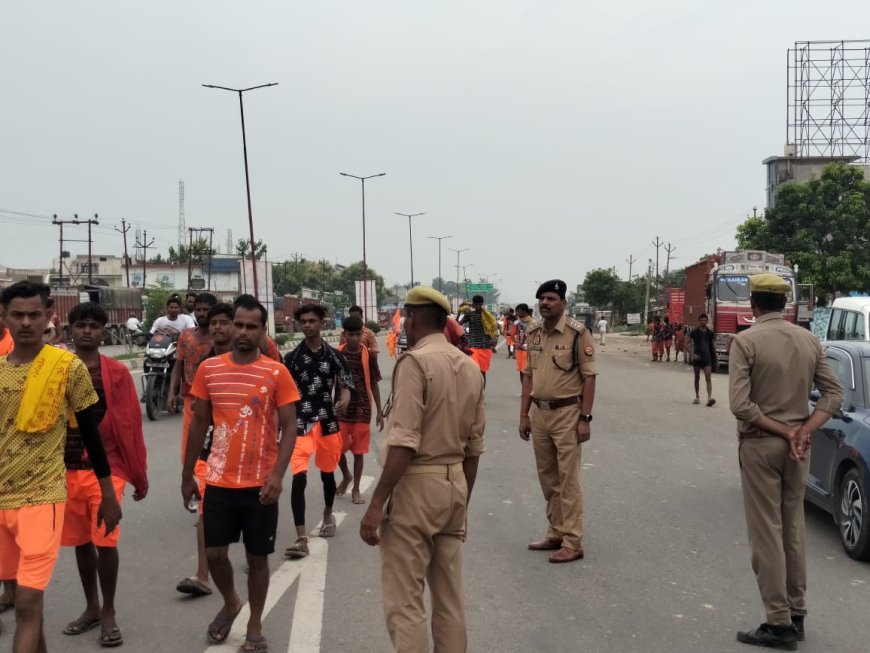 सिटी रमेश कुमार तिवारी का कावड़ यात्रा के दौरान सराहनीय योगदान