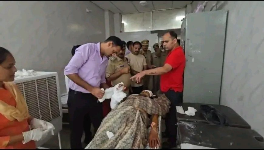 चोरी करने की नियत से घर में घुसे चोरों ने महिला को मारपीट कर किया घायल