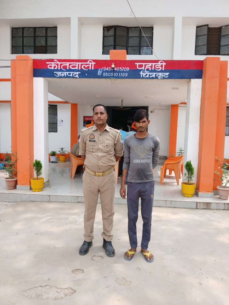 थाना पहाड़ी पुलिस टीम ने नाबालिक को बहला फुसलाकर ले जाकर दुष्कर्म करने के वांछित आरोपी अभियुक्त को किया गिरफ्तार