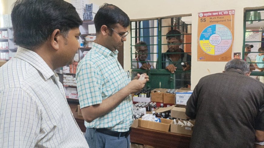 सीएचसी कदौरा का औचक निरीक्षण कर एसडीएम ने परखी व्यवस्थायें