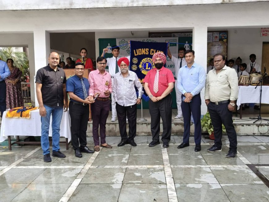 सिंगरौली/ दिल्ली पब्लिक स्कूल निगाही के मेधावी छात्रों का लायंस क्लब अमलोरी ने किया सम्मान