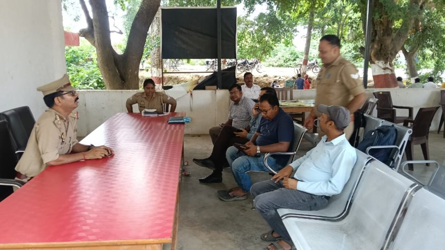 थाना सम्पूर्ण समाधान दिवस में सात शिकायत आंयी तीन निस्तारित
