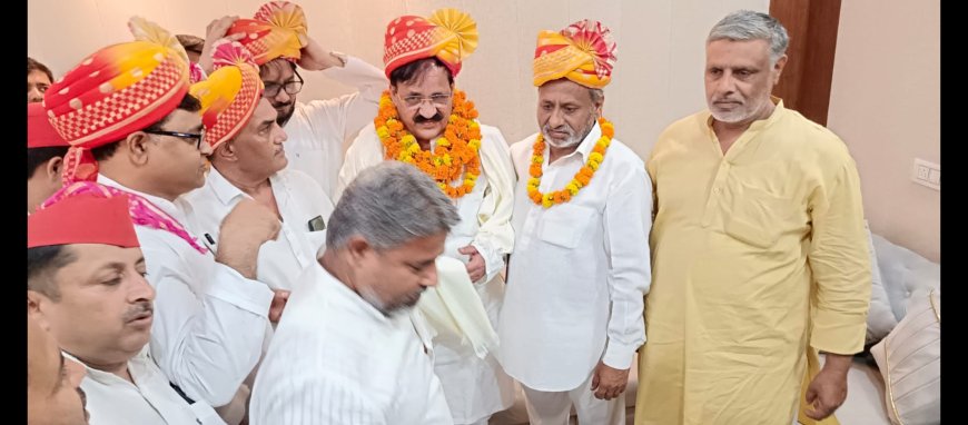 महबूब याकूब का सपा के कार्यकर्ताओं ने किया स्वागत