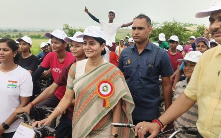 *हाकी के जादूगर मेजर ध्यान चन्द की जयंती के उपलक्ष्य में आयोजित तीन दिवसीय खेल प्रतियोगिता  के समापन के अवसर आॅन सण्डे एण्ड साइकिल रैली प्रतियोगिता का किया गया आयोजन*