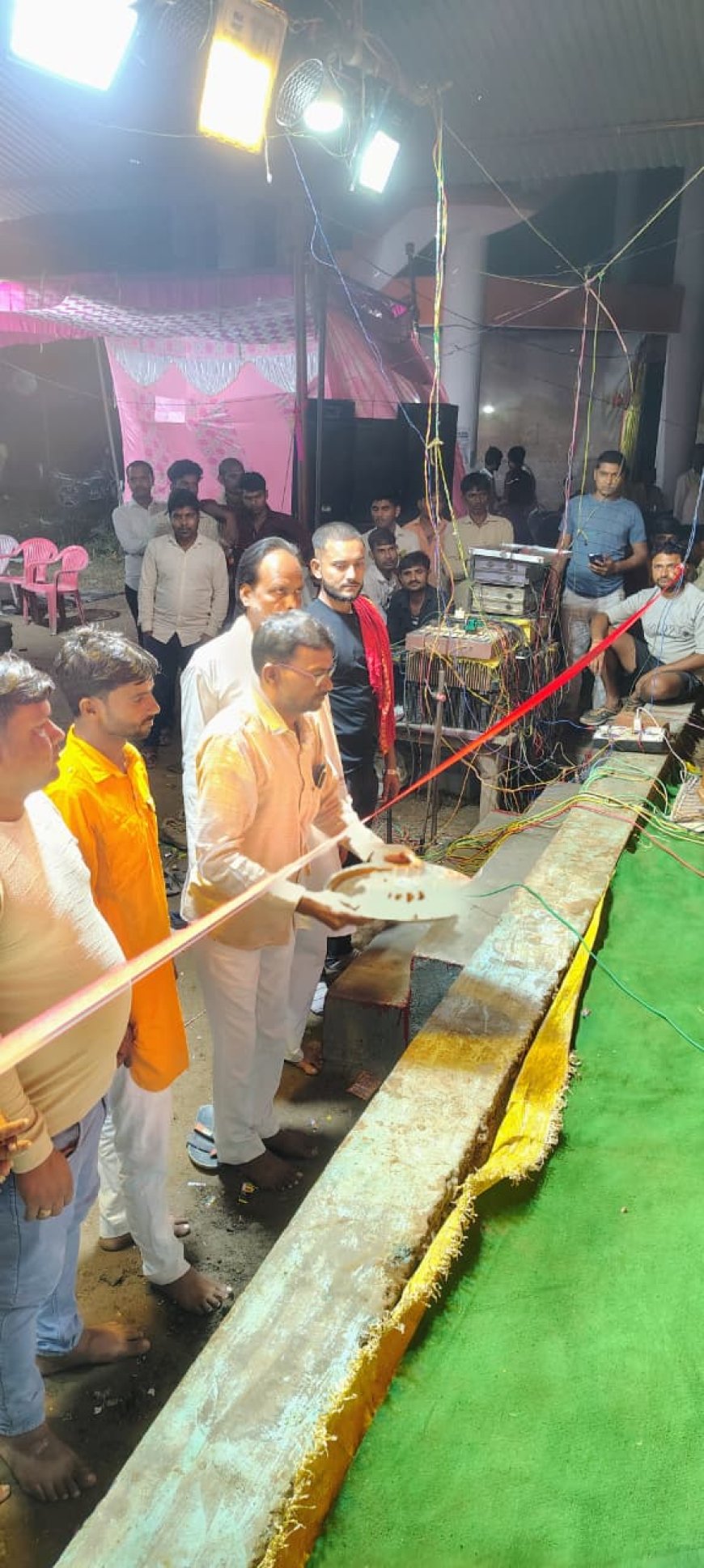 नाग पंचमी महोत्सव अलरा गौरा के तृतीय दिवस पर राम केवट संवाद, सीता हरण रामलीला के उपरांत हुआ समापन